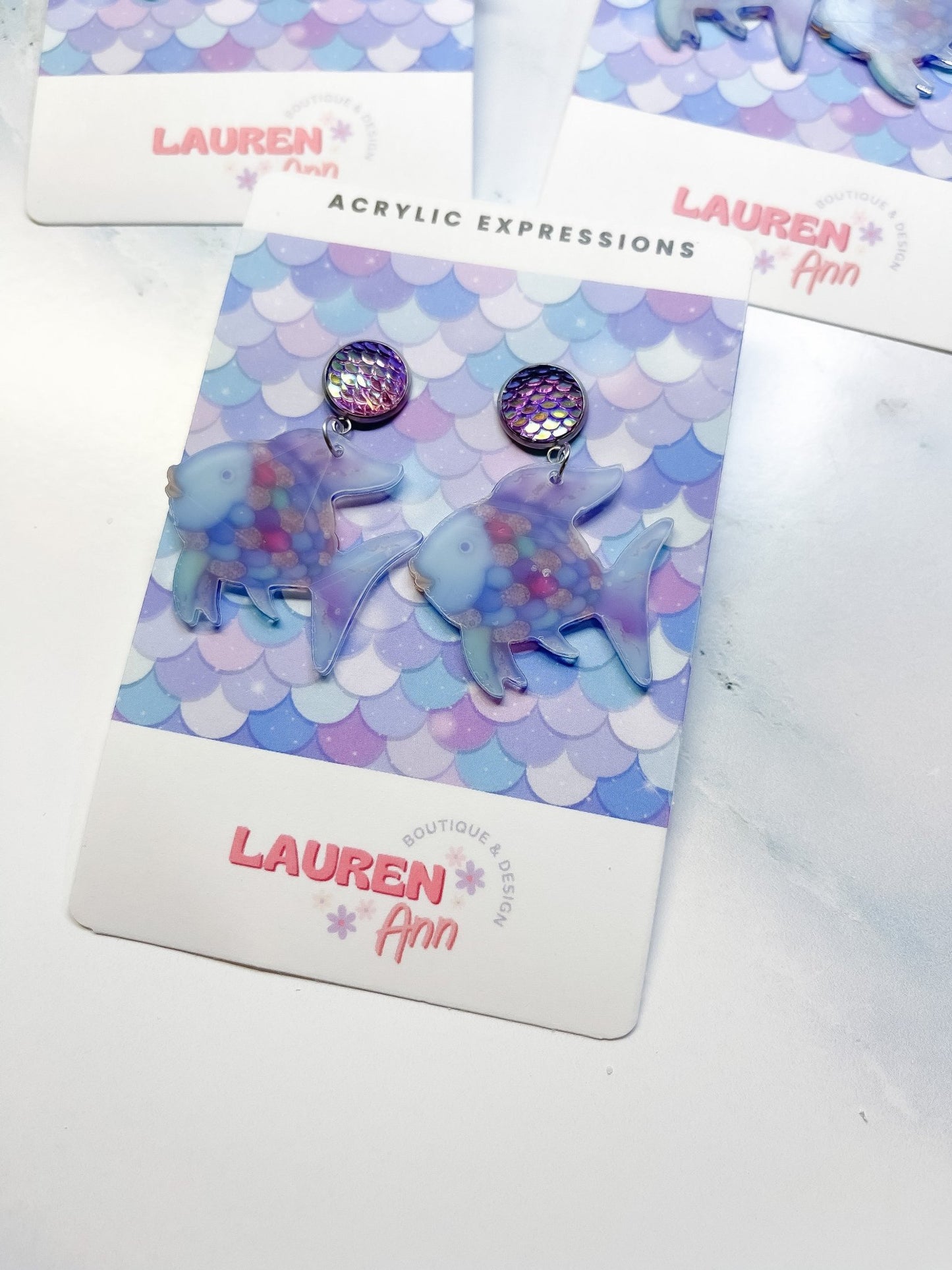 Pout Fish Earrings - Designs by Lauren Ann