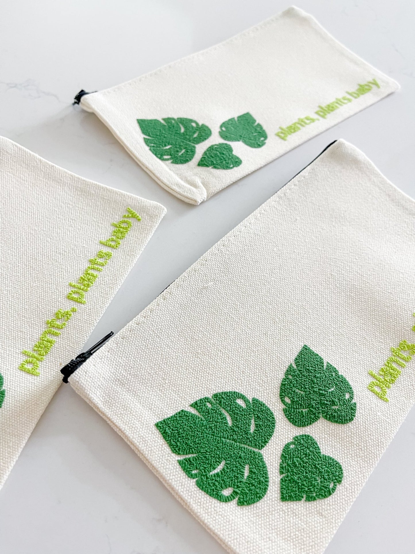 Puffy Plant Canvas Bags - Designs by Lauren Ann