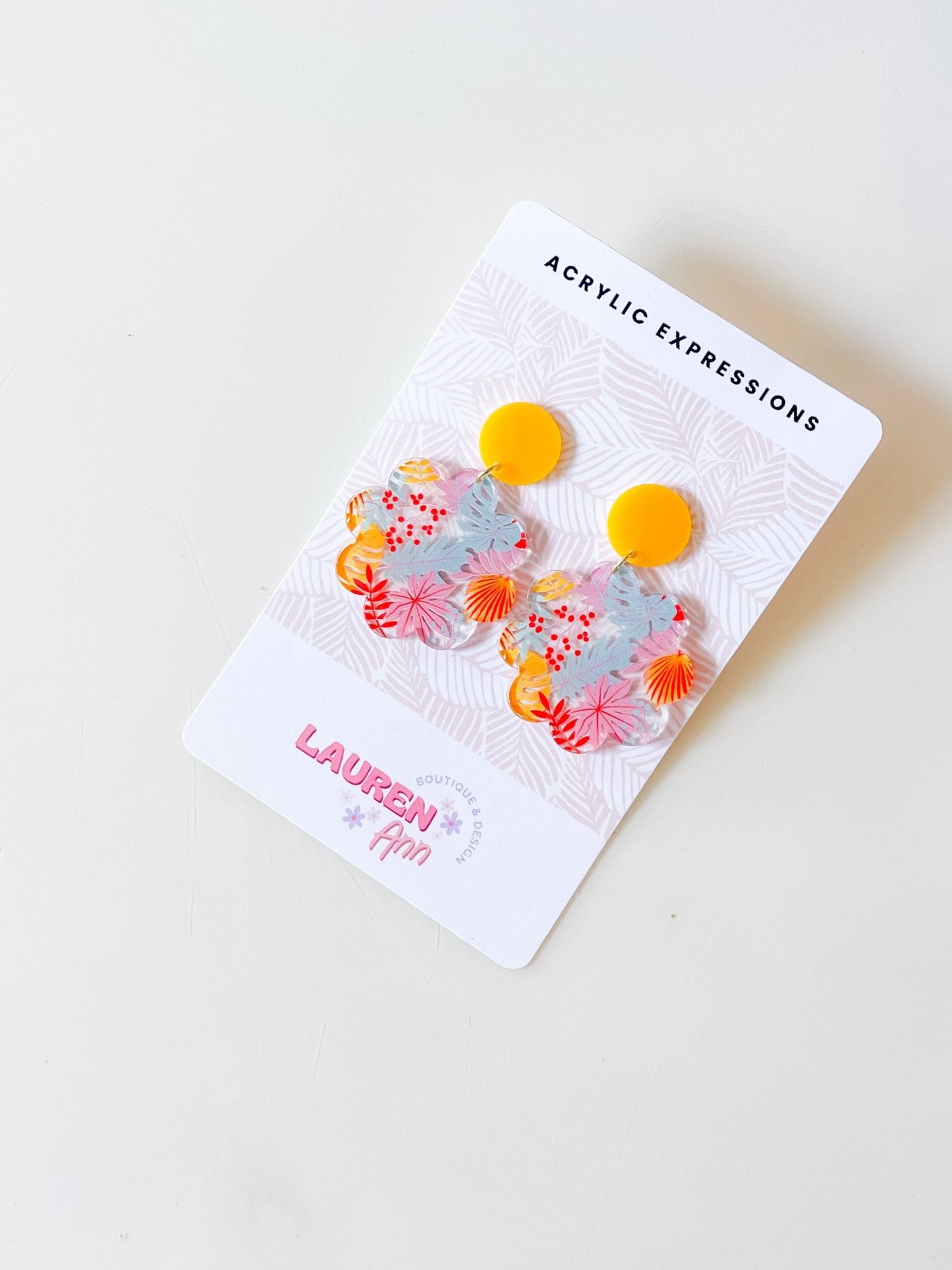 Tropical Earrings - Designs by Lauren Ann