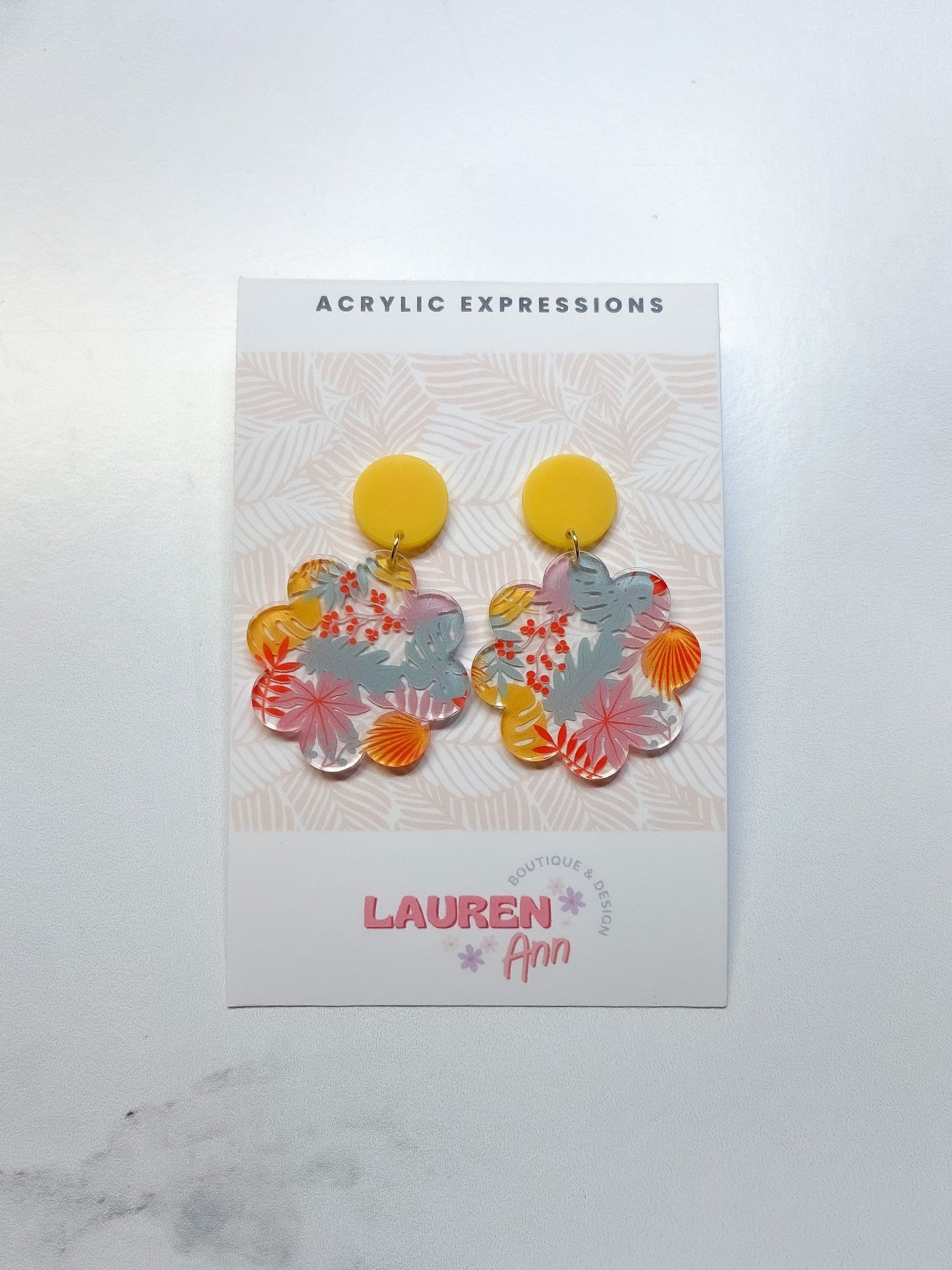 Tropical Earrings - Designs by Lauren Ann