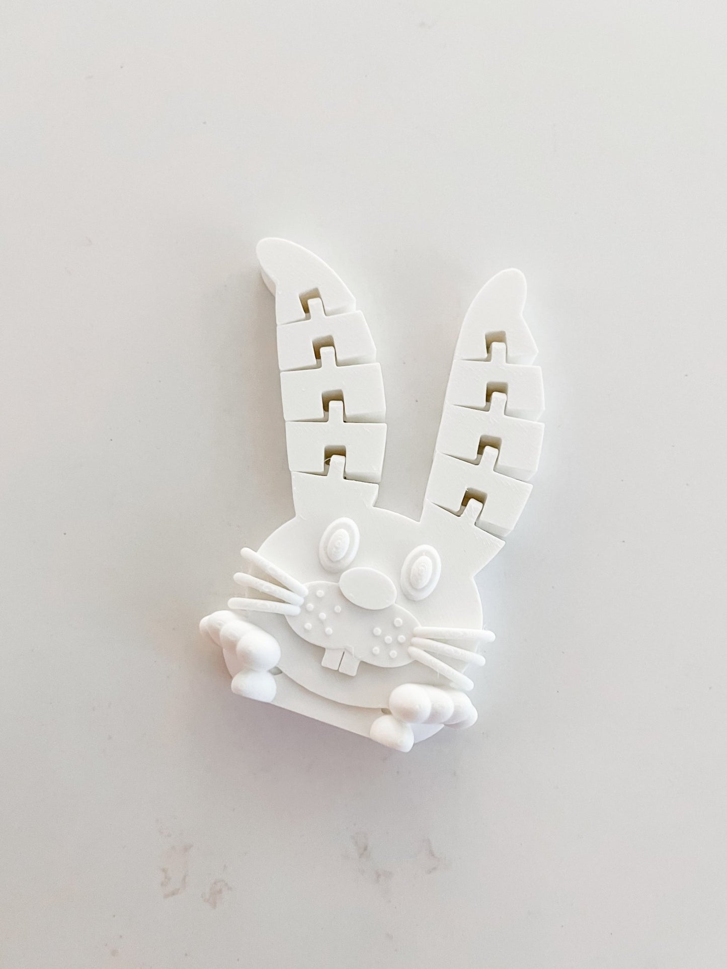 White Bunny Fidget Toy - Designs by Lauren Ann