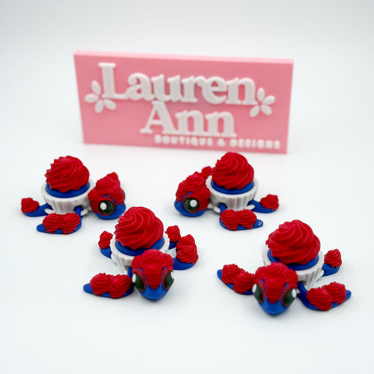 July 4th Cupcake Turtle Clicker
