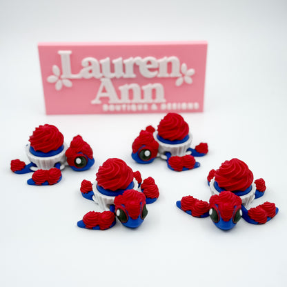 July 4th Cupcake Turtle Clicker