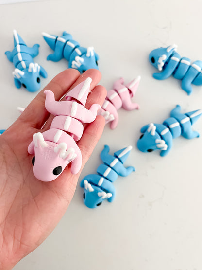 Baby Axolotl Fidget - Custom Color (15 Pack)