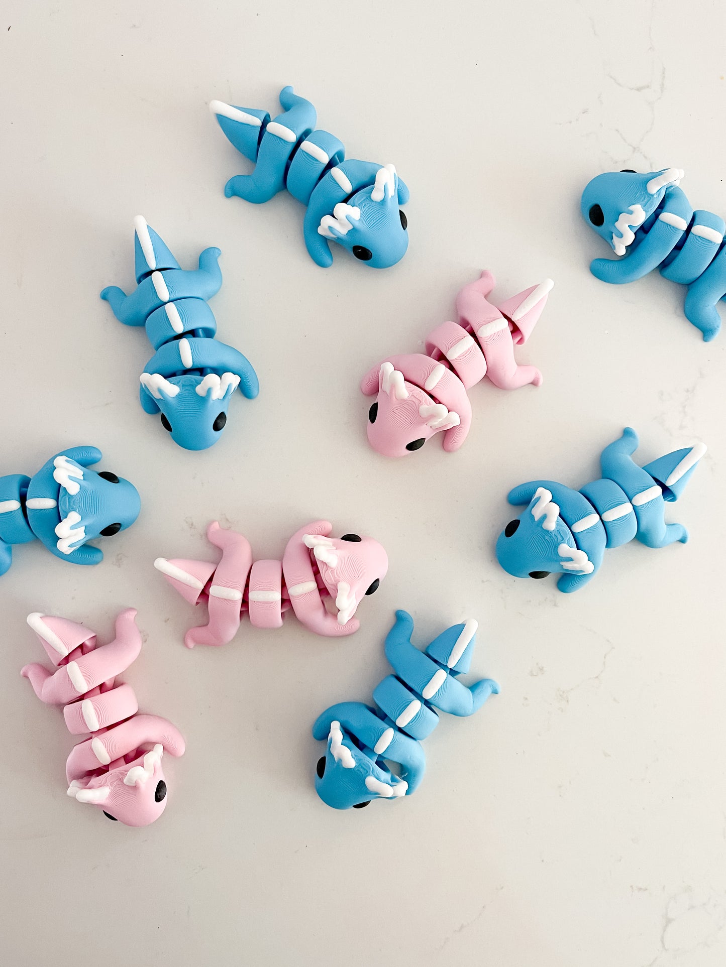 Baby Axolotl Fidget - Custom Color (15 Pack)