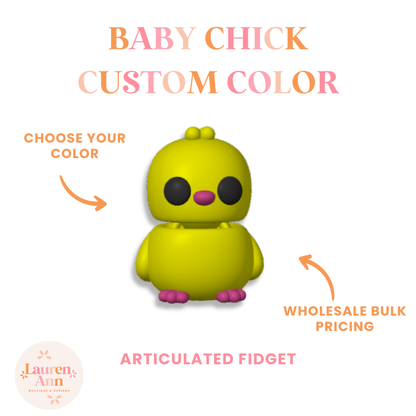 Baby Chick Fidget - Custom Color (15 Pack)