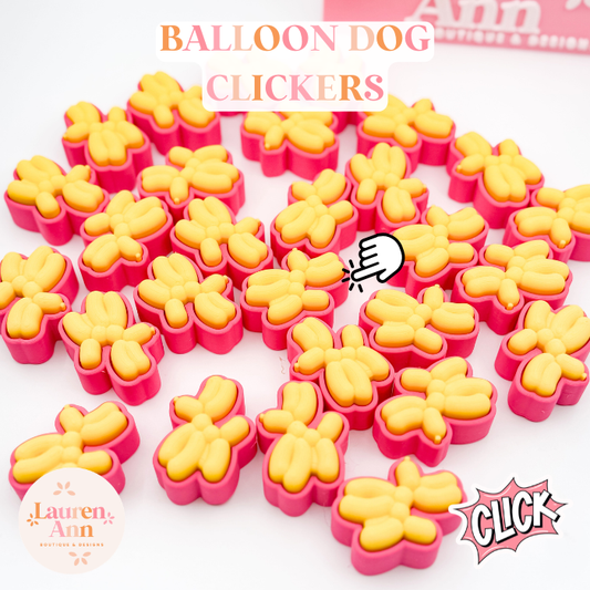 Balloon Dog Clickers 2 Pack
