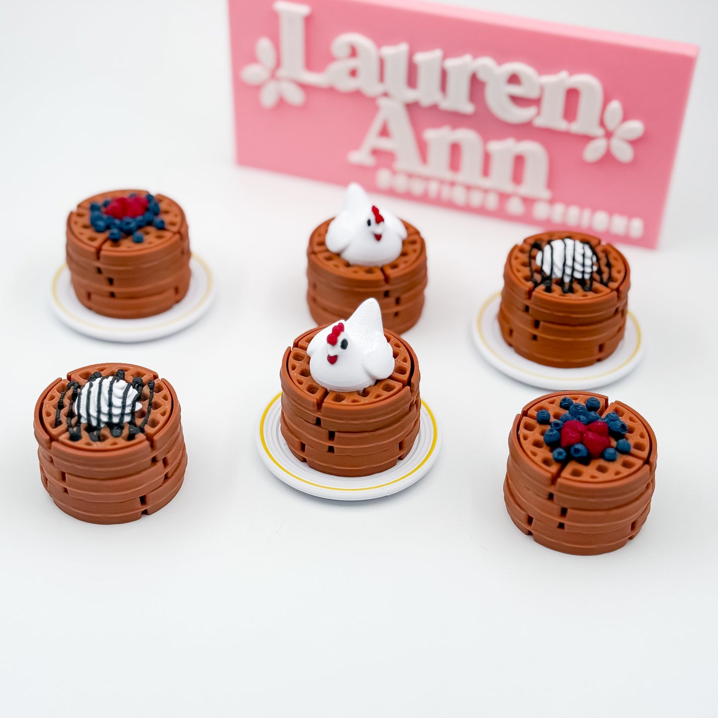Breakfast Waffle Clickers