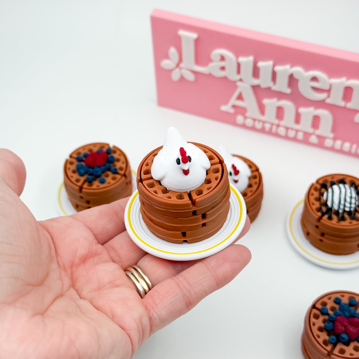 Breakfast Waffle Clickers