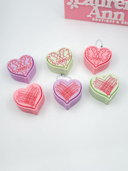 Fancy Heart Clickers - 3 pack