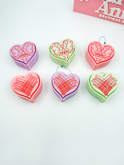 Fancy Heart Clickers - 3 pack