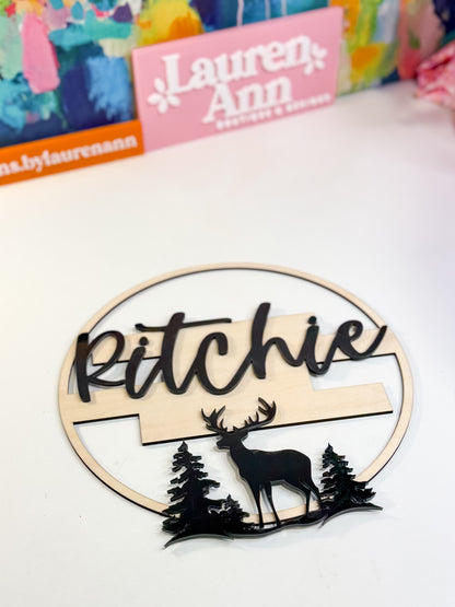 Custom Name Door Hanger