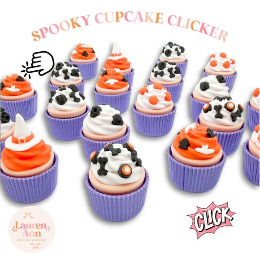 Spooky Cupcake Clickers MYSTERY 3 Pack