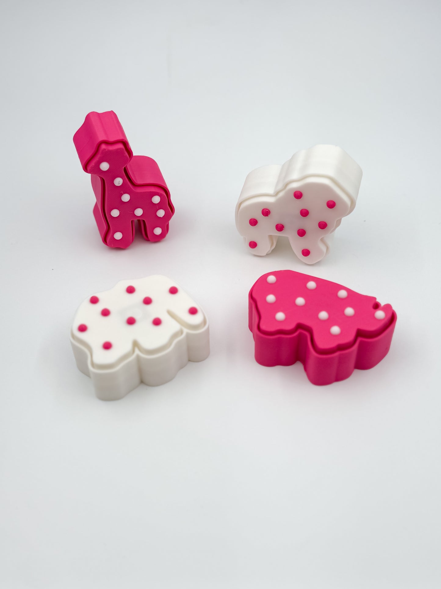 3D Printed Animal Cookie Clicker 4 Pack