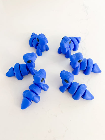 Baby Dino Fidget Royal Blue - Designs by Lauren Ann