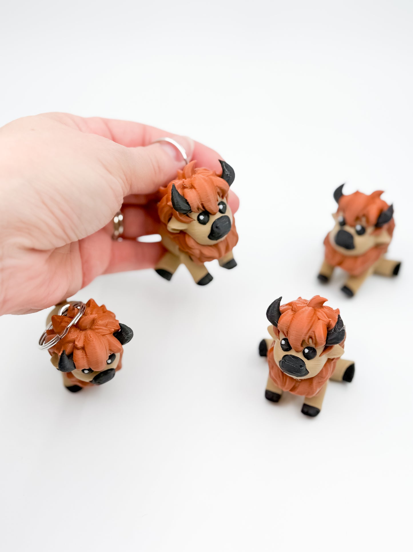 3D Printed Bison Keychain