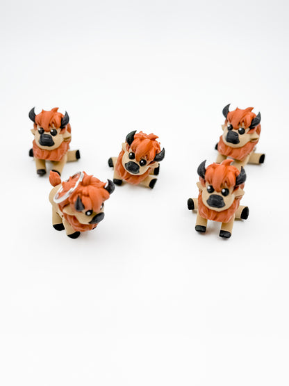 3D Printed Bison Keychain