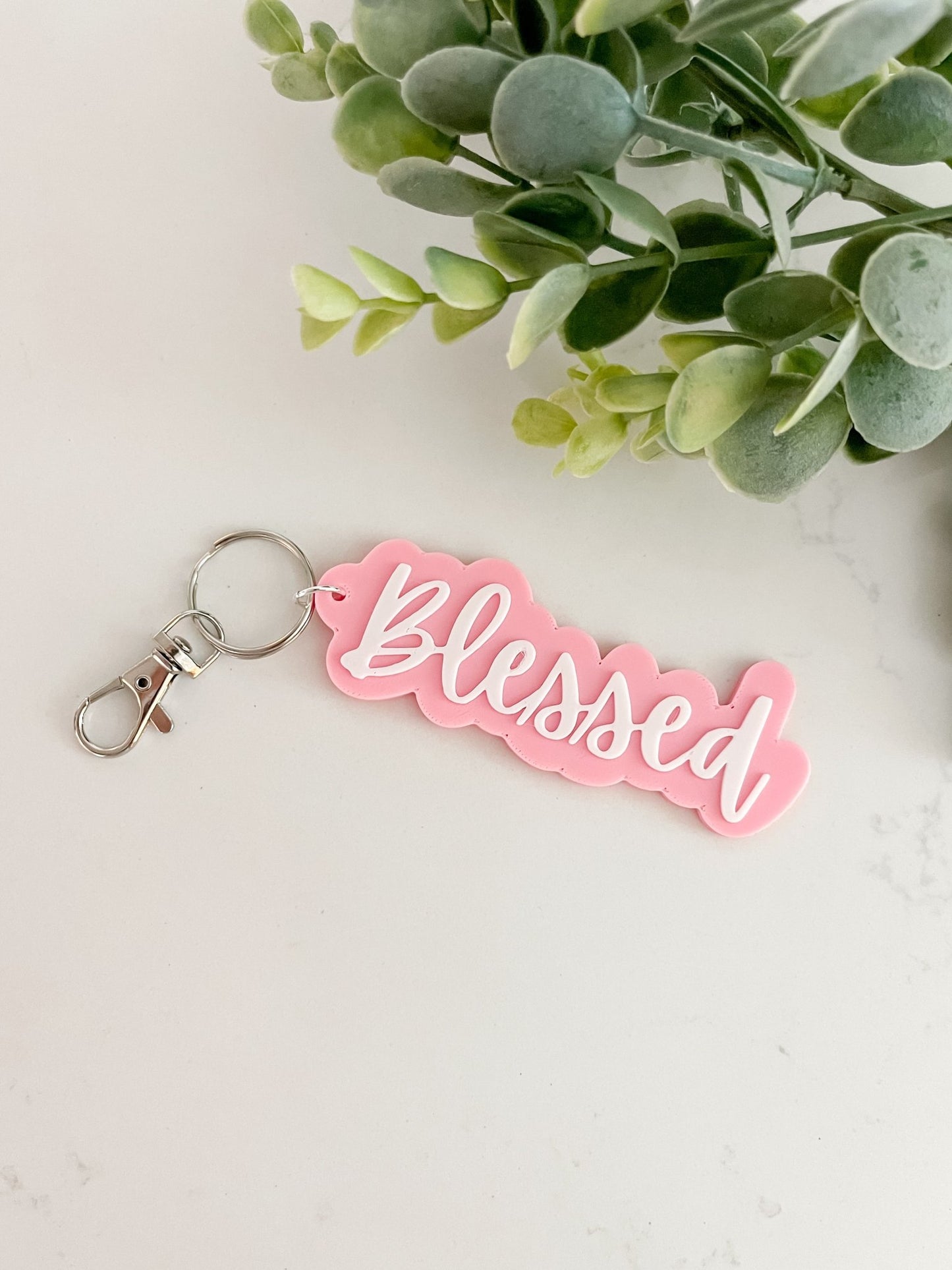 Blessed Keychain - Designs by Lauren Ann