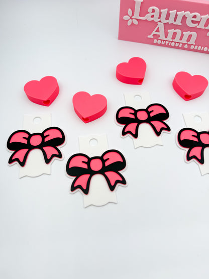 40 oz Stanley Tumbler Topper Set - Coquette Love