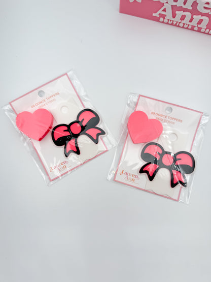 40 oz Stanley Tumbler Topper Set - Coquette Love