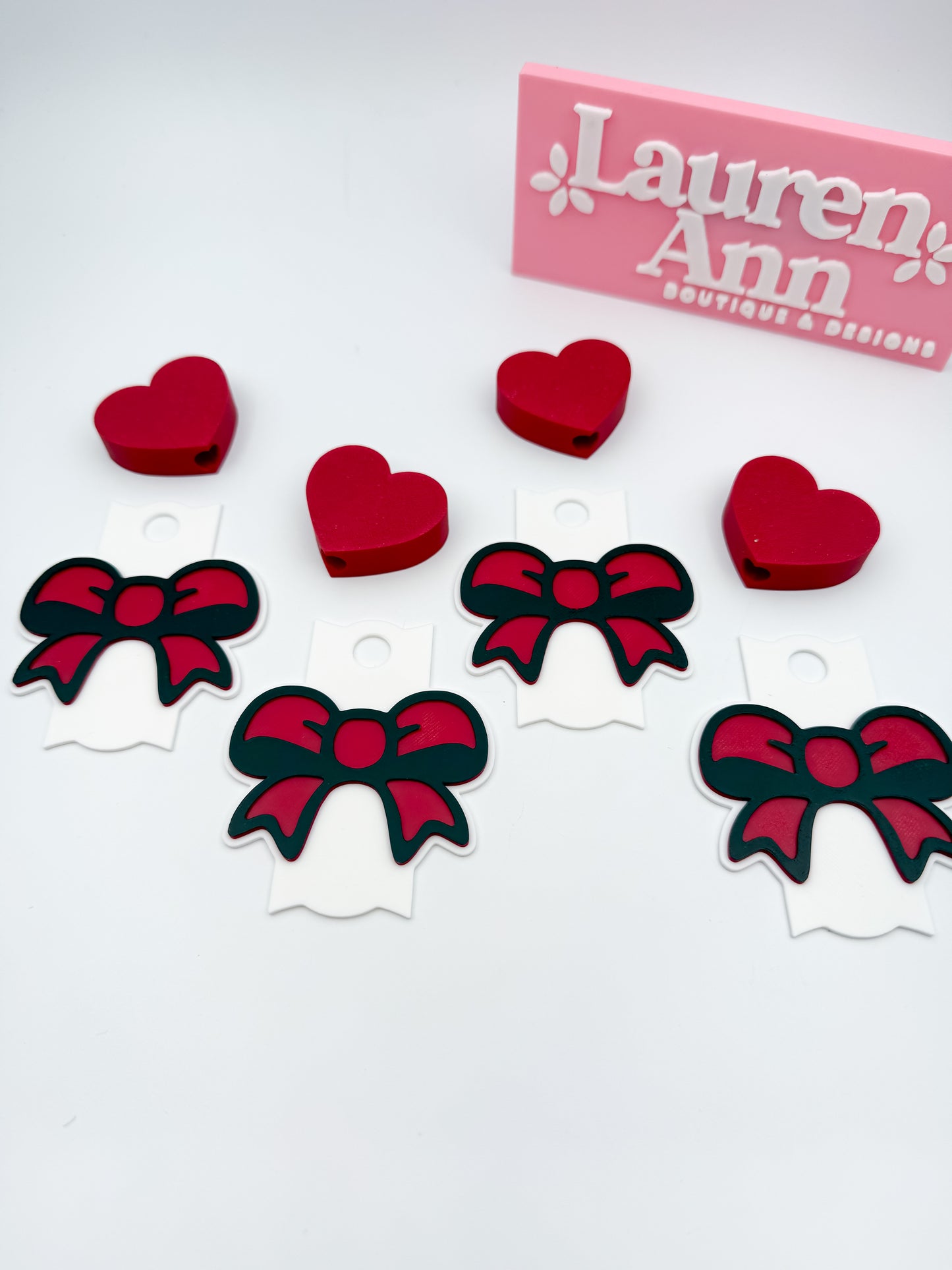 40 oz Stanley Tumbler Topper Set - Coquette Love