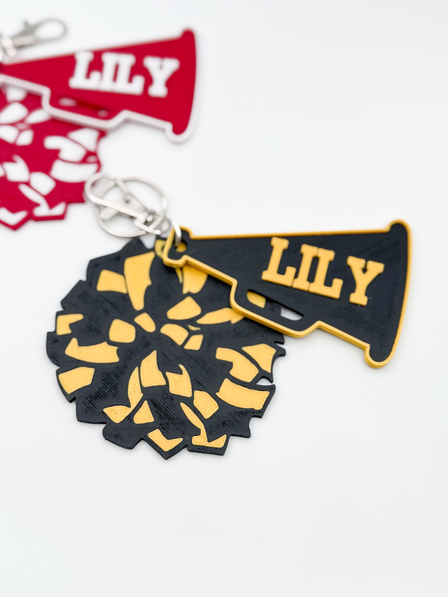 Personalized Cheer Keychain