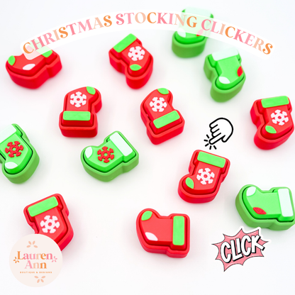 Christmas Stocking Clickers - 2 pack