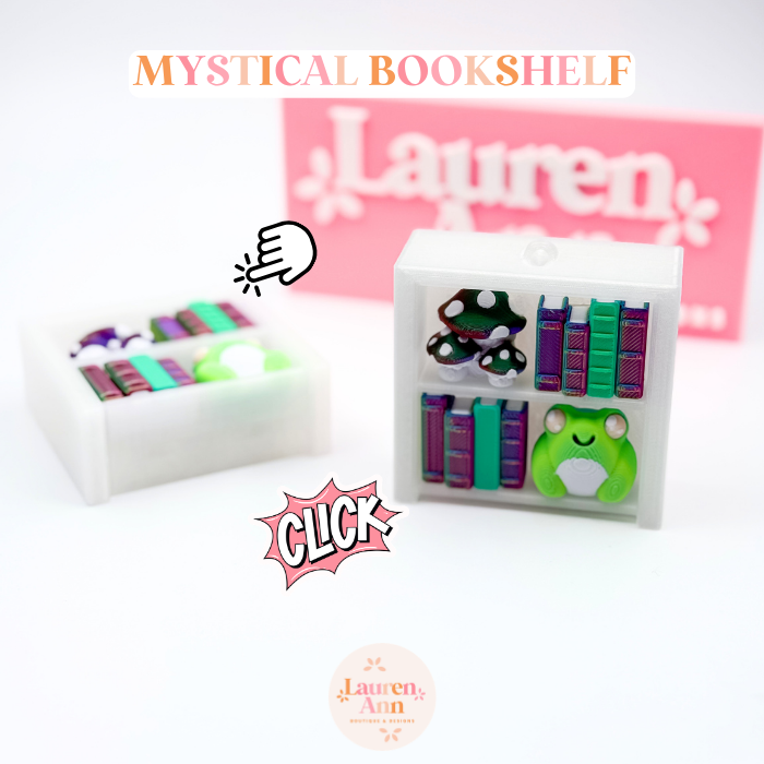 Clear Mystical Bookshelf Clicker