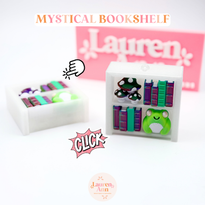 Clear Mystical Bookshelf Clicker