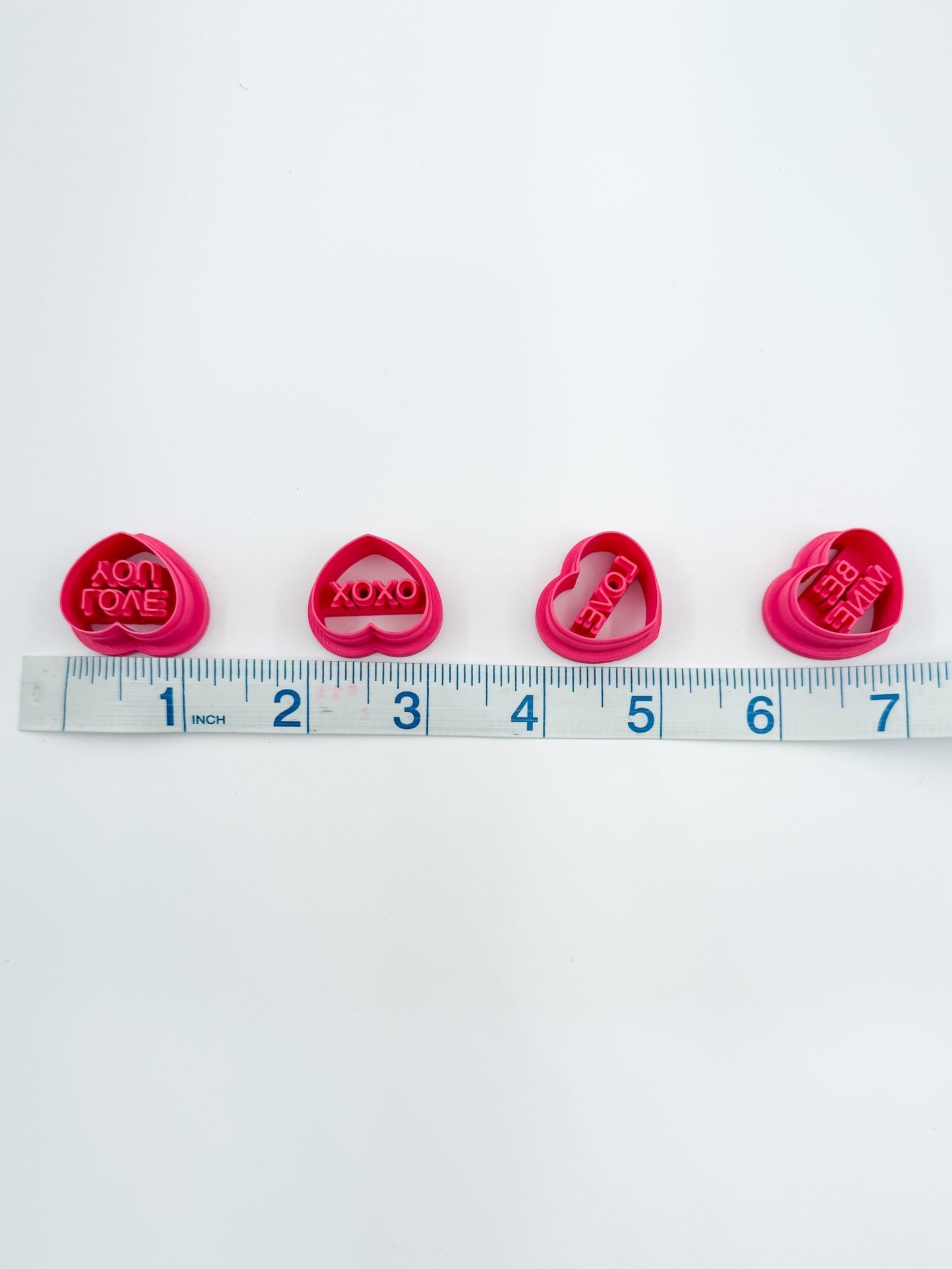 Conversation Heart Clay Cutters – Set of 4 - Designs by Lauren Ann