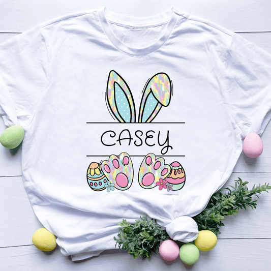 Custom Name Bunny Shirt - PREORDER - Designs by Lauren Ann