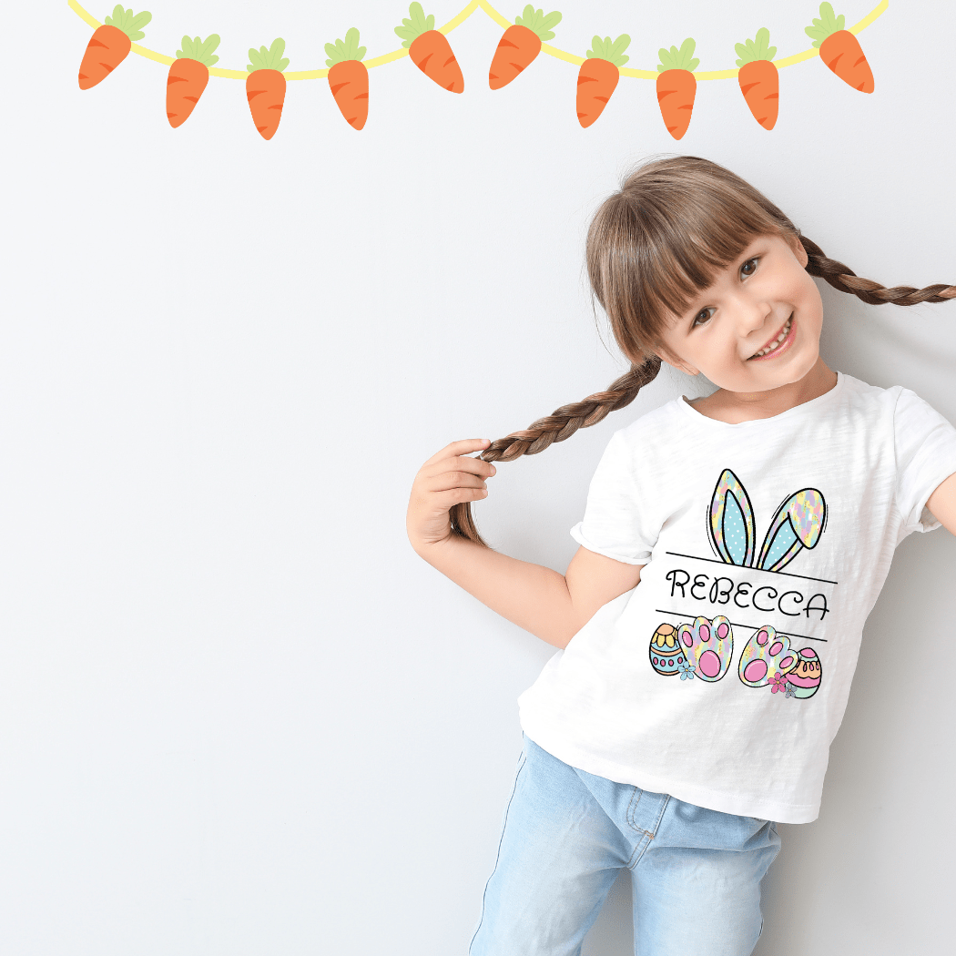 Custom Name Bunny Shirt - PREORDER - Designs by Lauren Ann