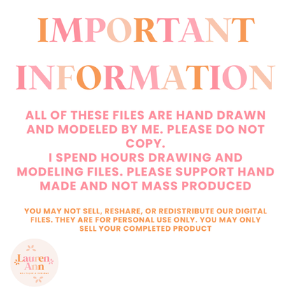 Love Letter Collection Jumbo Paperclip STL