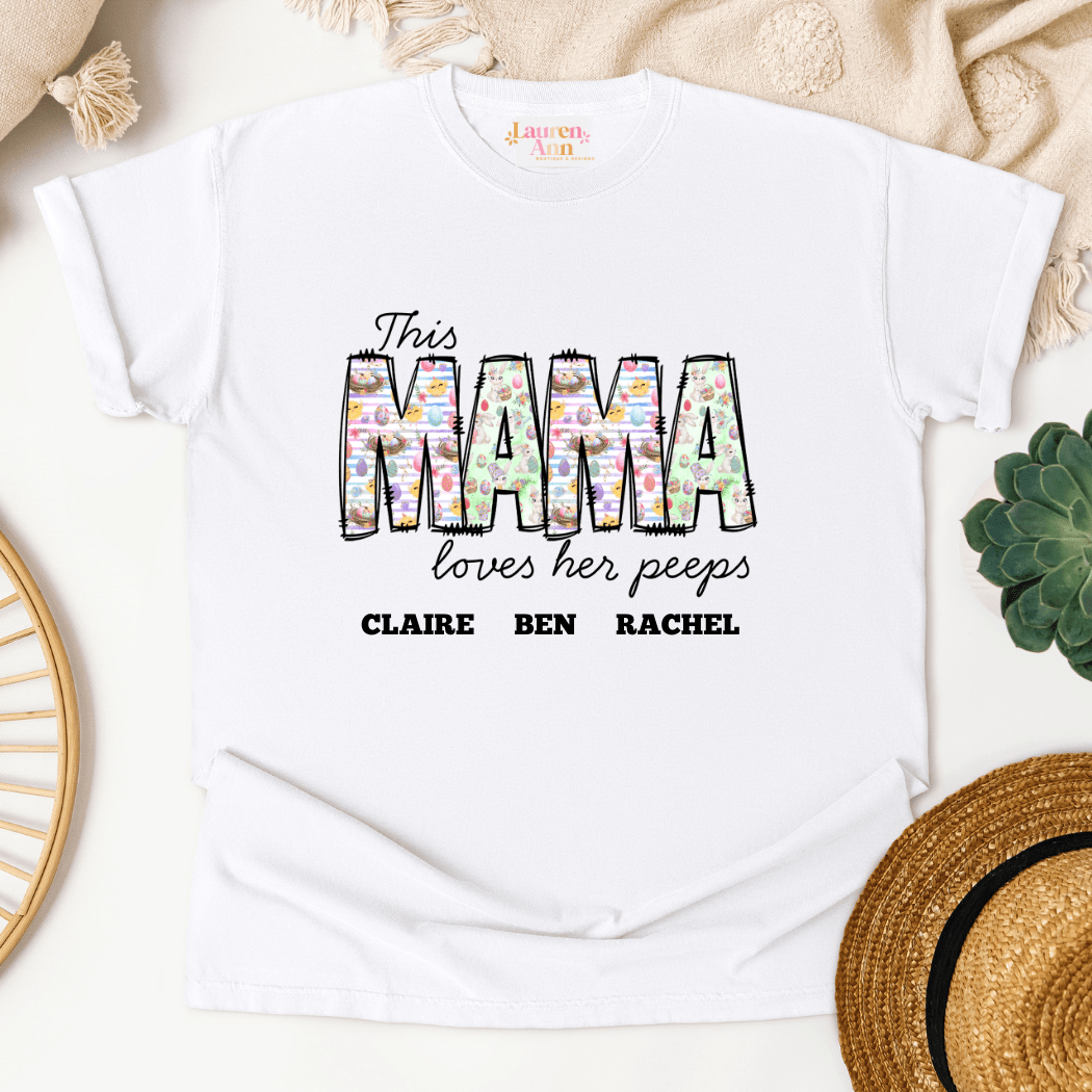 Easter Mama Graphic Shirt - CUSTOM - Designs by Lauren Ann