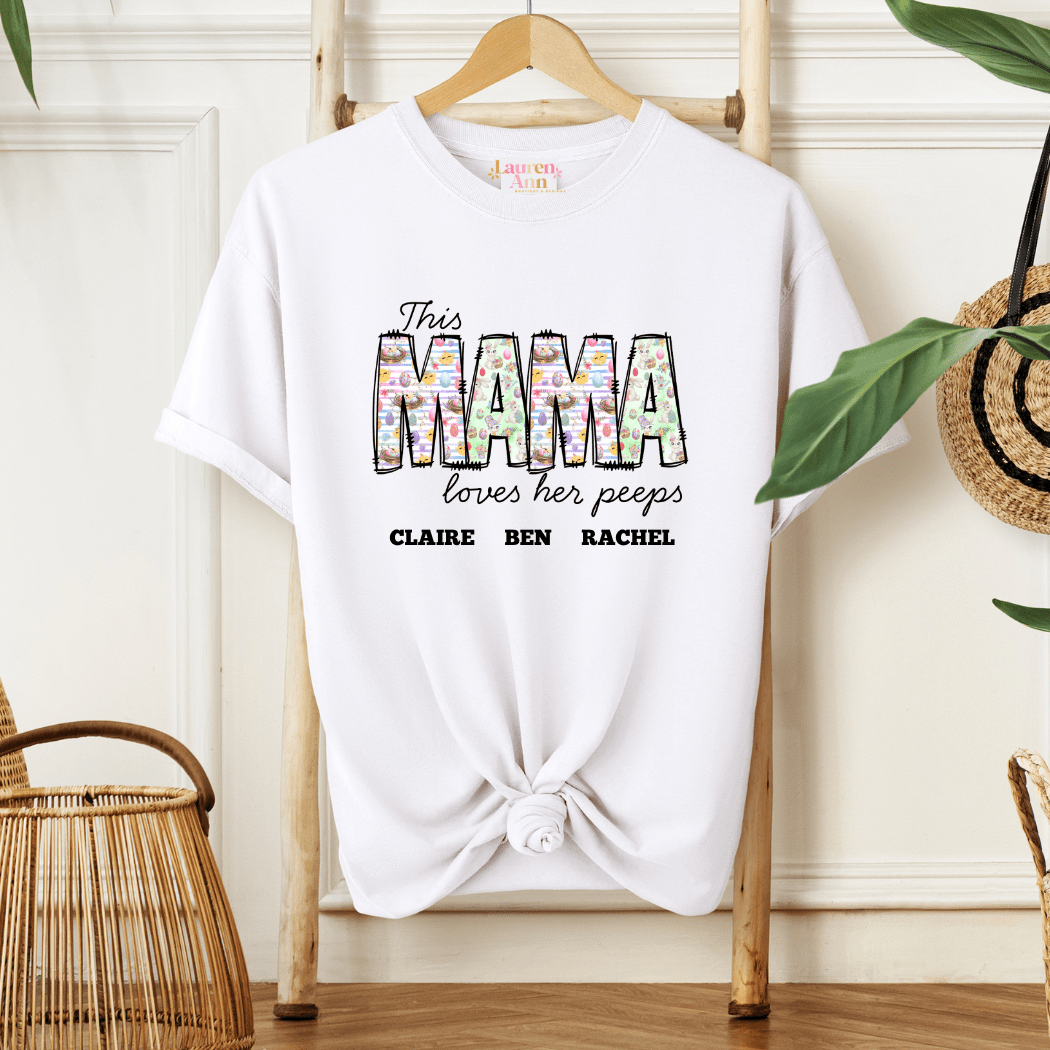 Easter Mama Graphic Shirt - CUSTOM - Designs by Lauren Ann