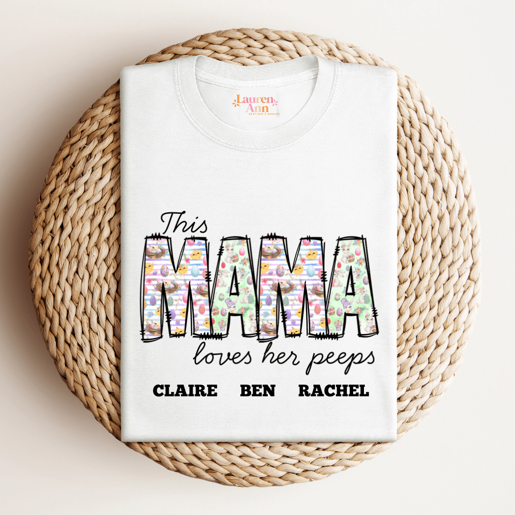 Easter Mama Graphic Shirt - CUSTOM - Designs by Lauren Ann