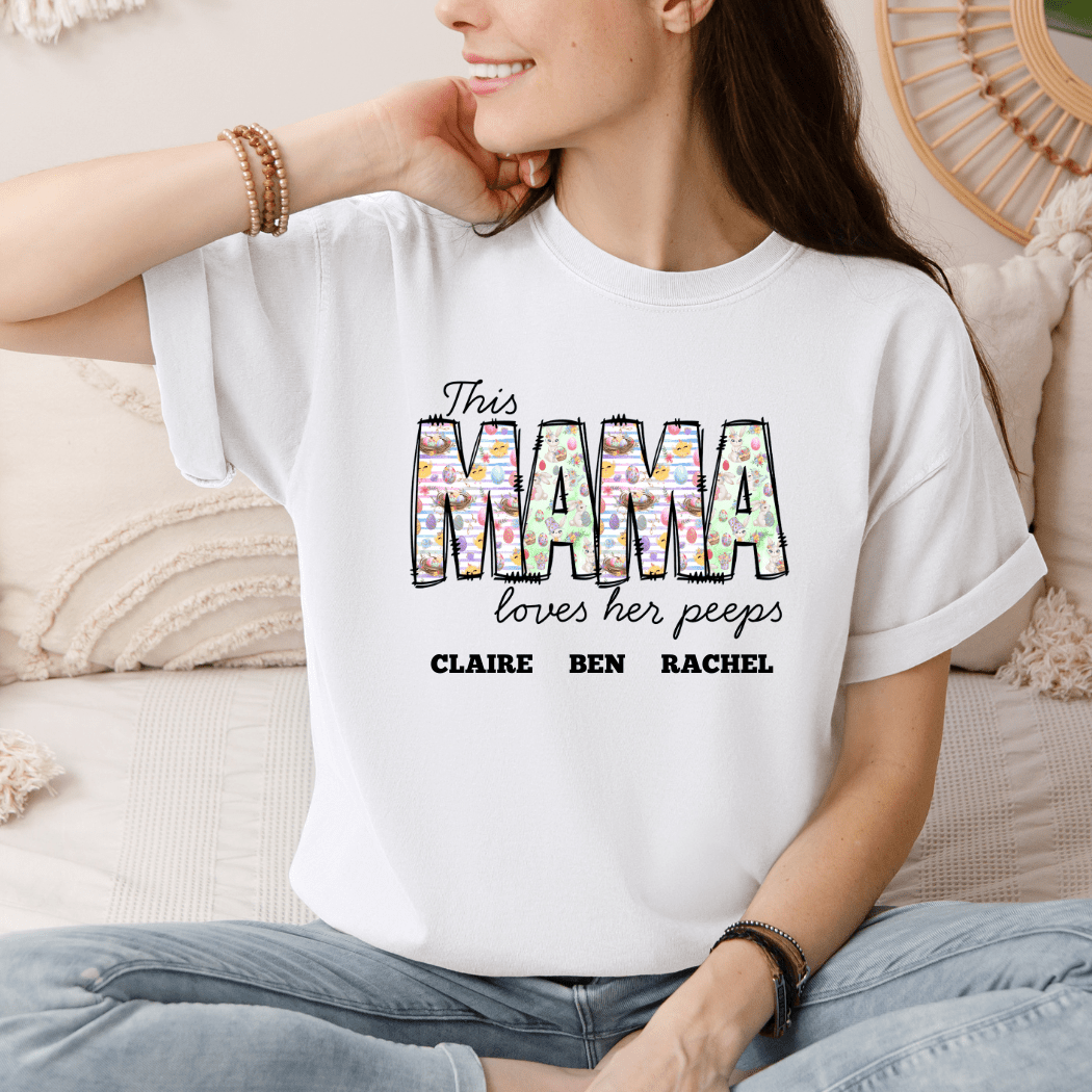 Easter Mama Graphic Shirt - CUSTOM - Designs by Lauren Ann