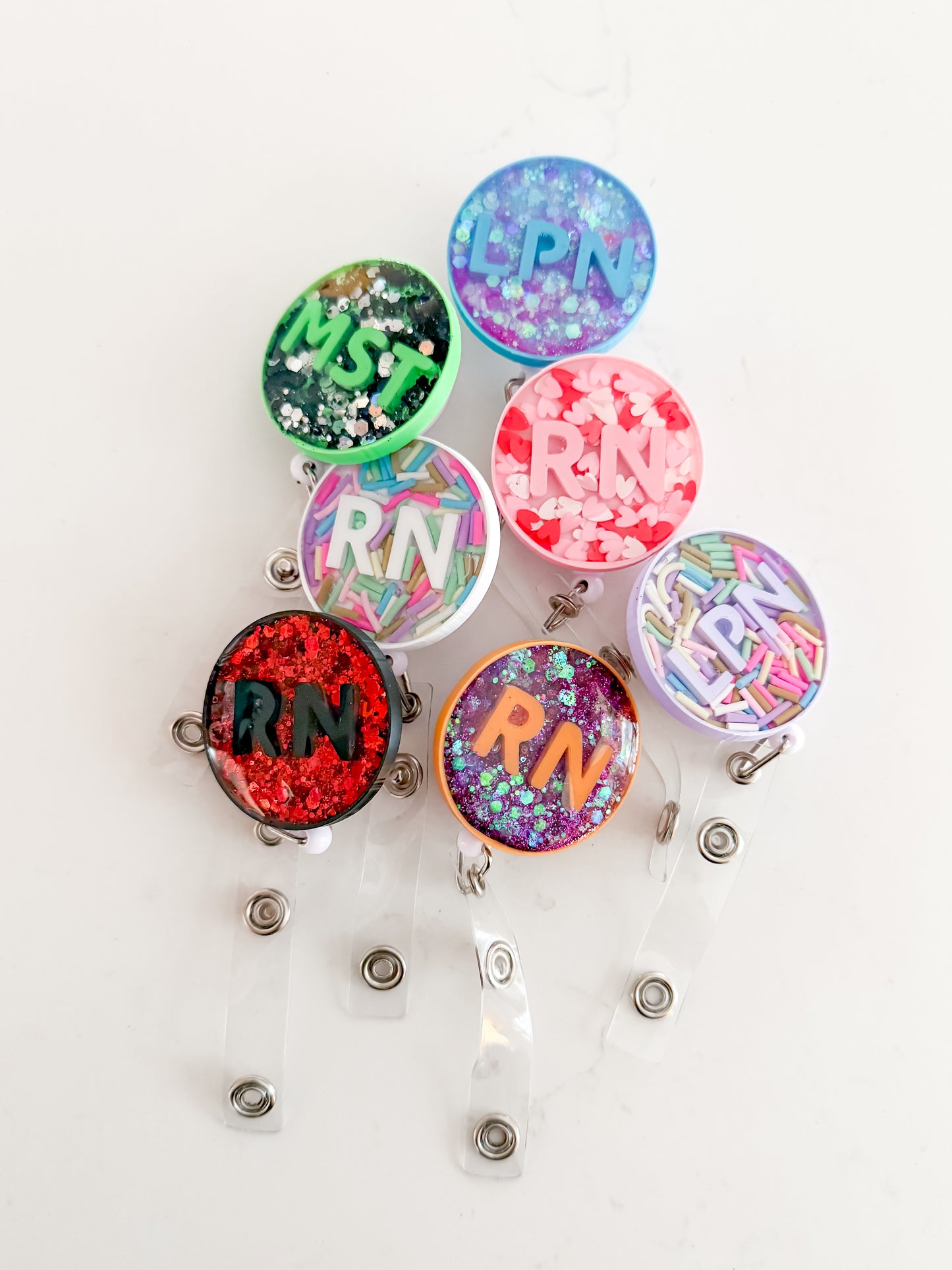 Personalized Resin Badge Reel