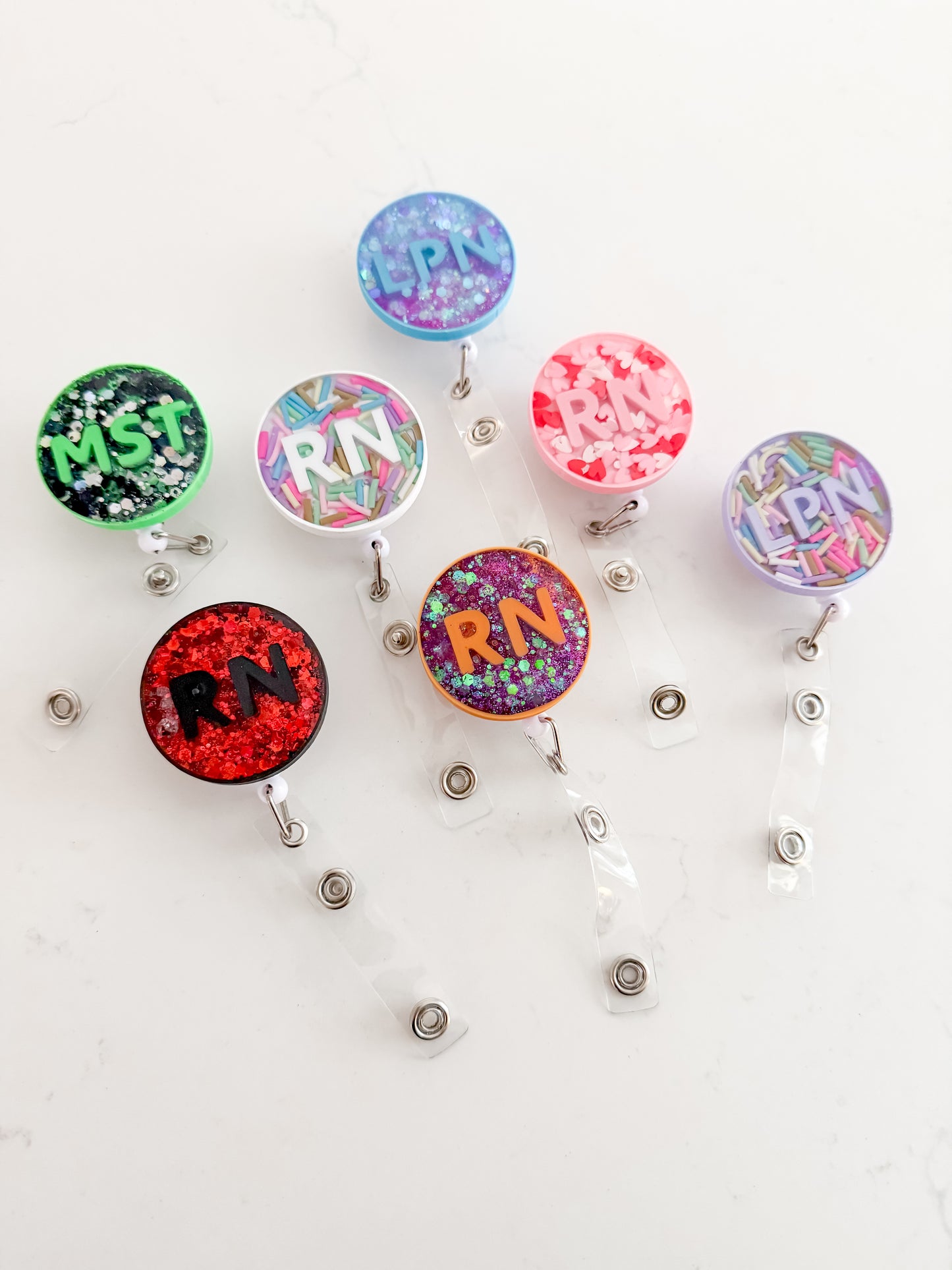 Personalized Resin Badge Reel