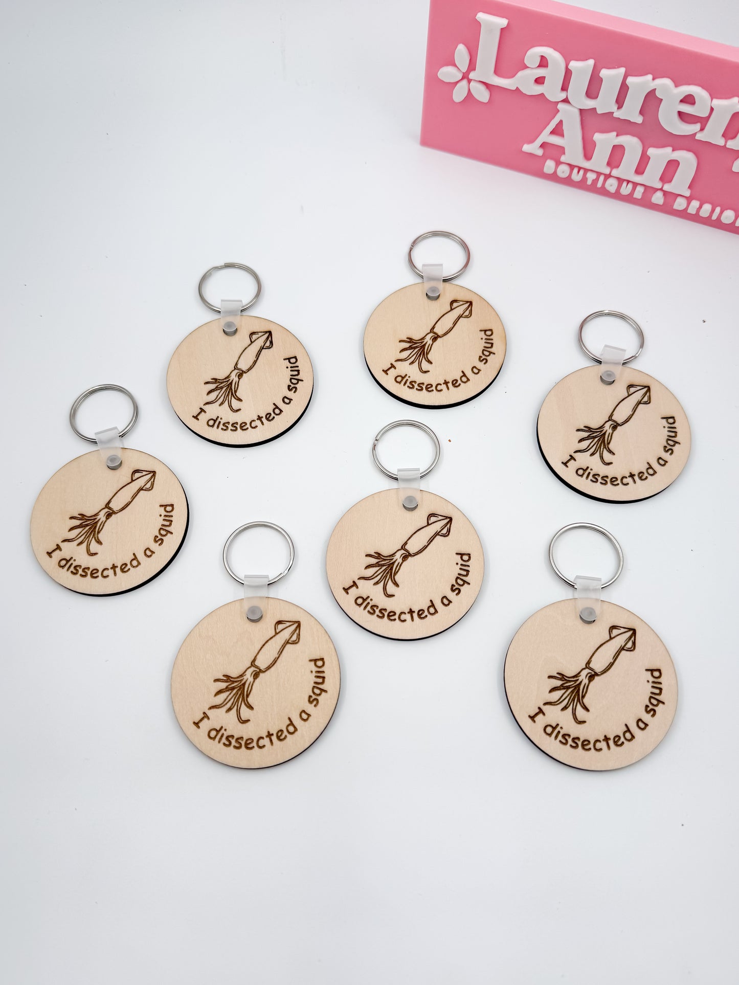 Custom Wood Keychain - 2.25 INCH