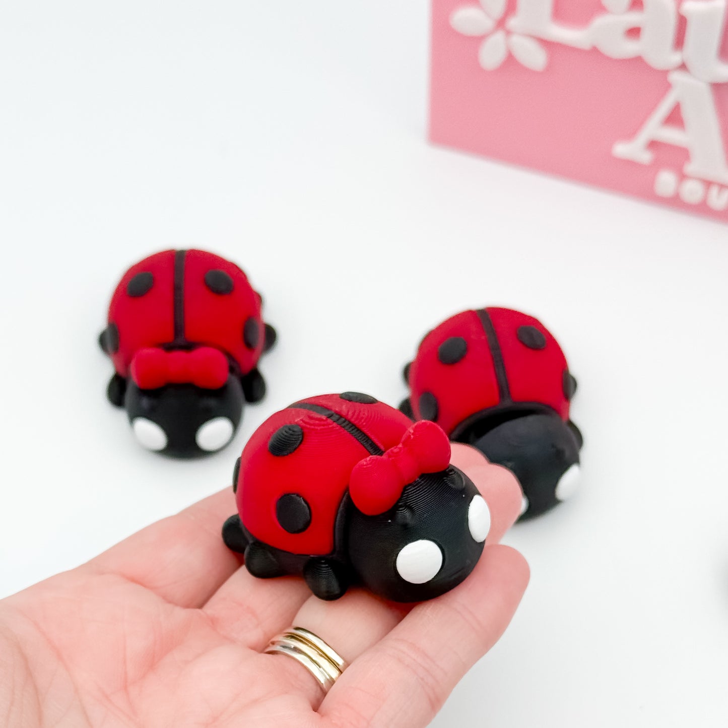 Baby Ladybug Fidget - Custom Color (15 Pack)