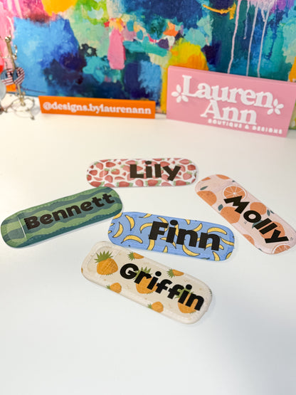 Custom Neoprene Ice Pop Sleeve with Name
