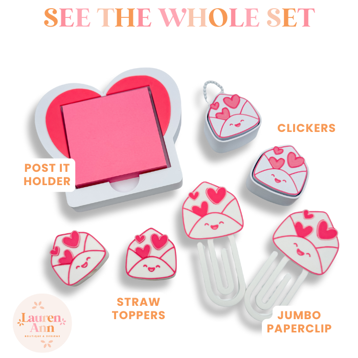 Love Letter Collection Jumbo Paperclip STL