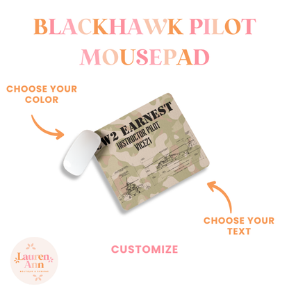Blackhawk Pilot Custom Mousepad