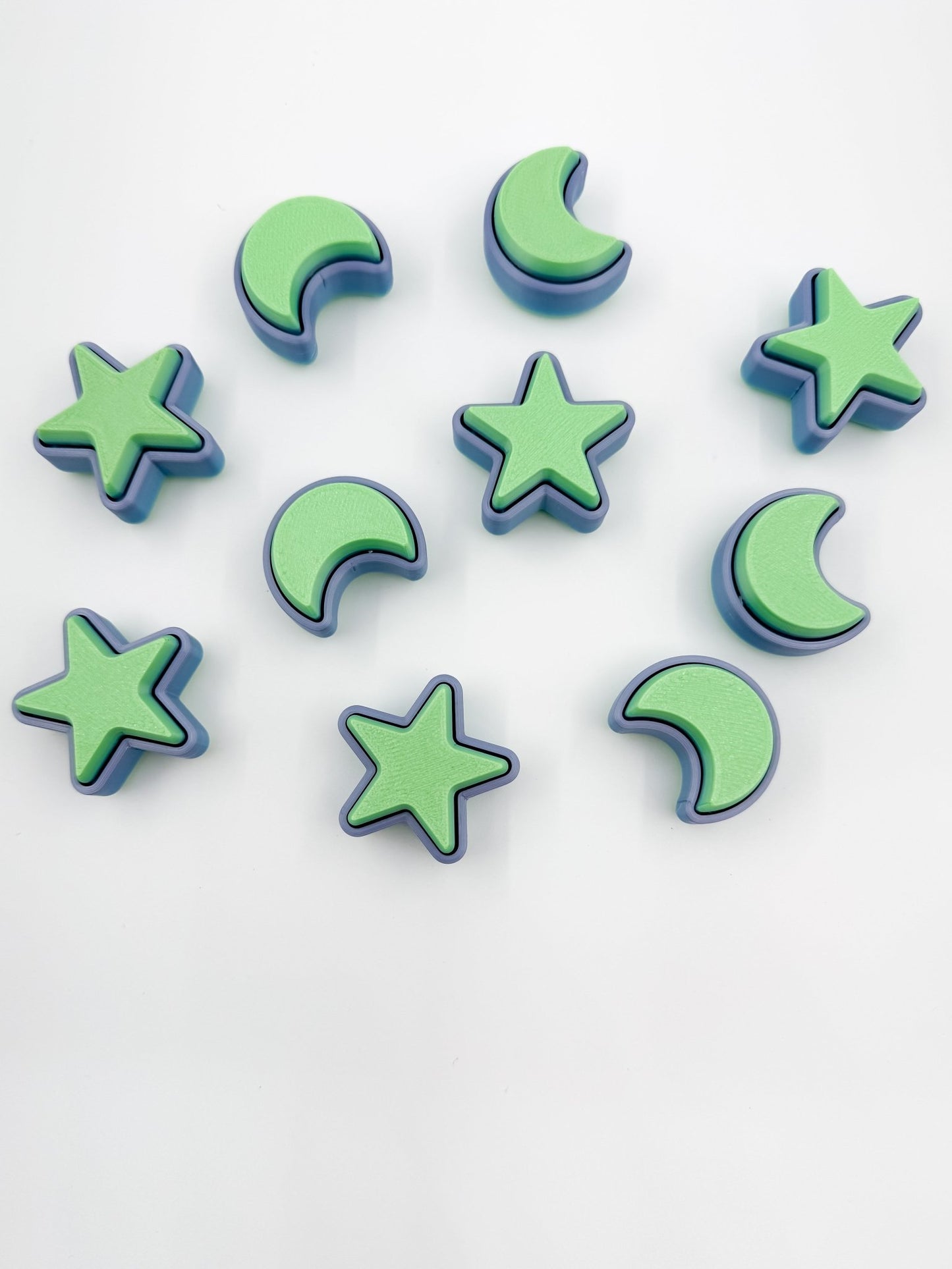 Moon and Star Clicker 2 Pack - Designs by Lauren Ann