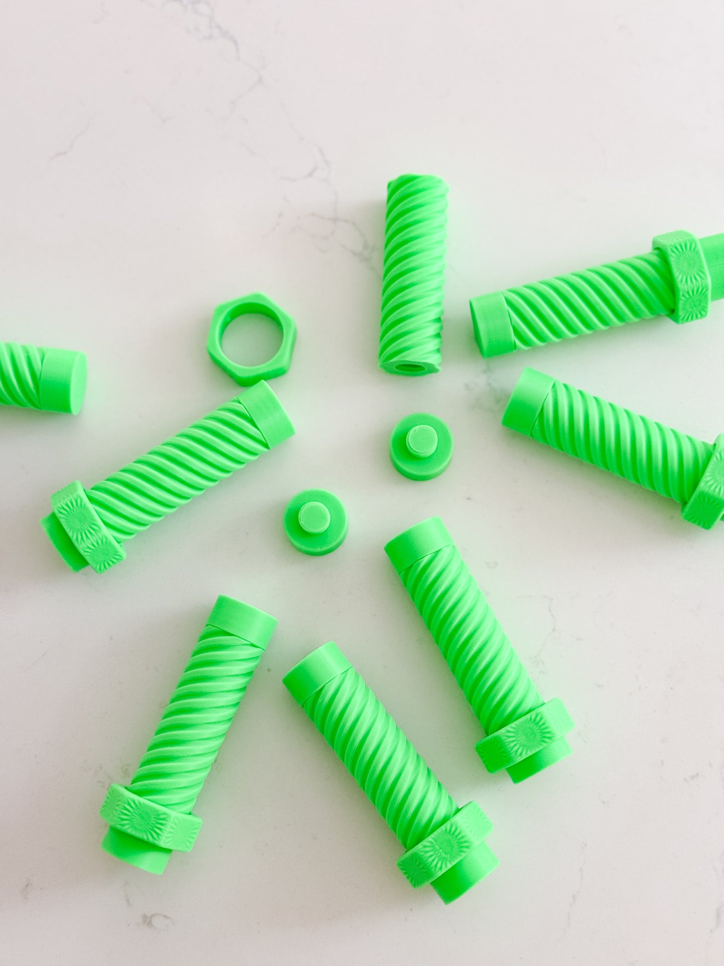 Nut & Bolt Fidget Neon Green