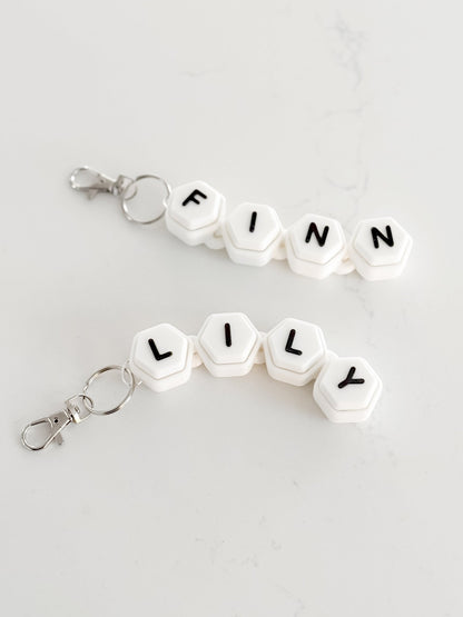 Personalized Clicker Fidget Keychain - Designs by Lauren Ann