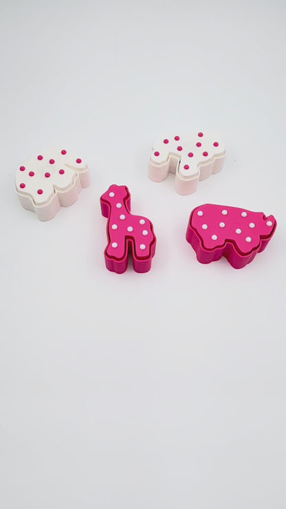 3D Printed Animal Cookie Clicker 4 Pack