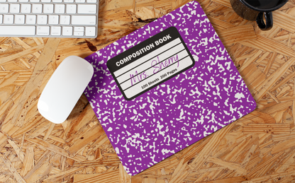 Purple Composition Mousepad