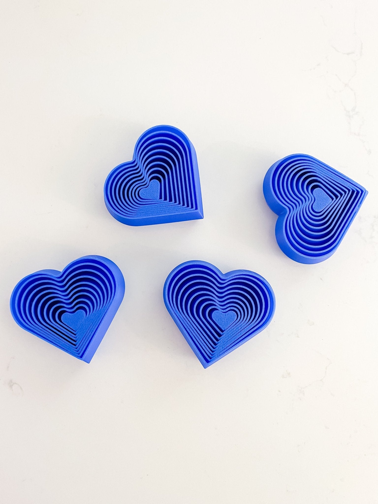 Royal Blue Hearts - Designs by Lauren Ann